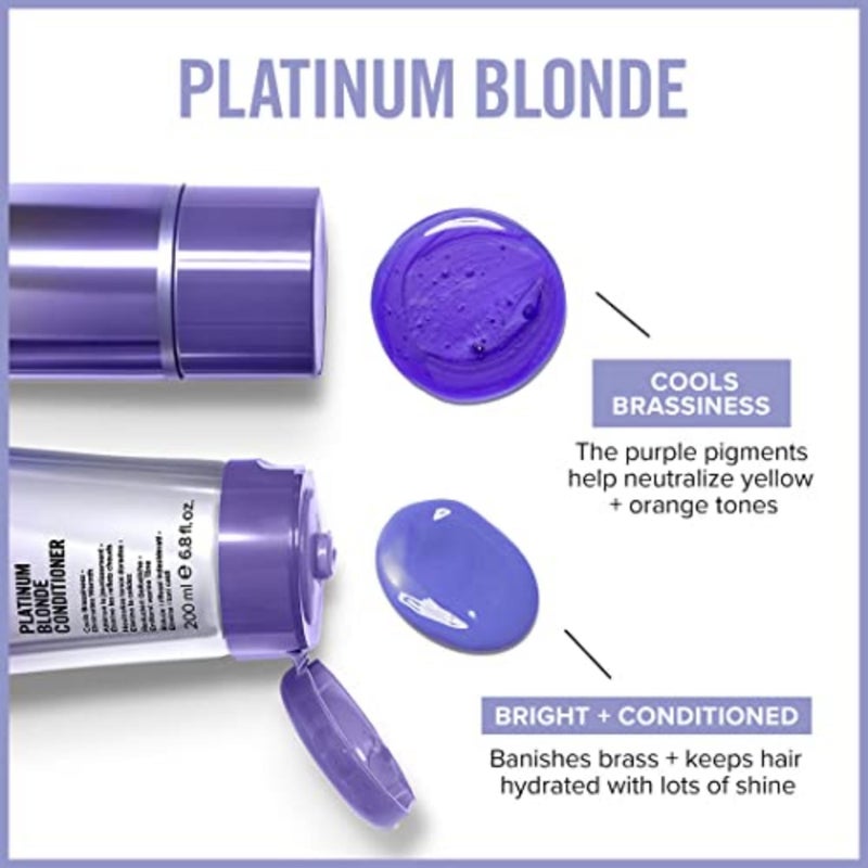 Paul Mitchell Platinum Blonde Purple Shampoo, Cools Brassiness, Eliminates Warmth, For Color-Treated Hair + Naturally Light Hair Colors, 10.14 fl. oz. - Image 2