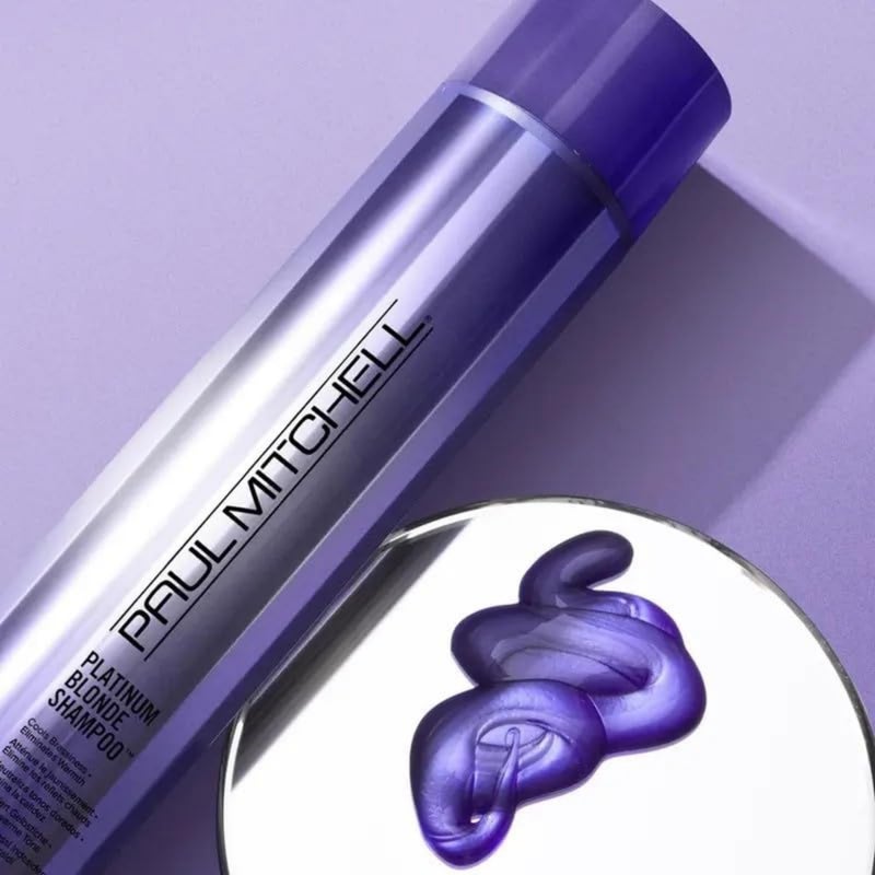 Paul Mitchell Platinum Blonde Purple Shampoo, Cools Brassiness, Eliminates Warmth, For Color-Treated Hair + Naturally Light Hair Colors, 10.14 fl. oz. - Image 3