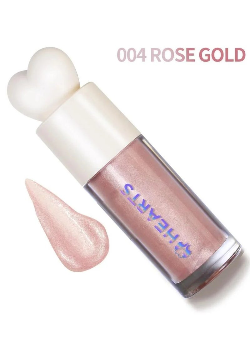 Hearts Hearts Soft Liquid Highlighter - 004 Rose Gold - Image 2