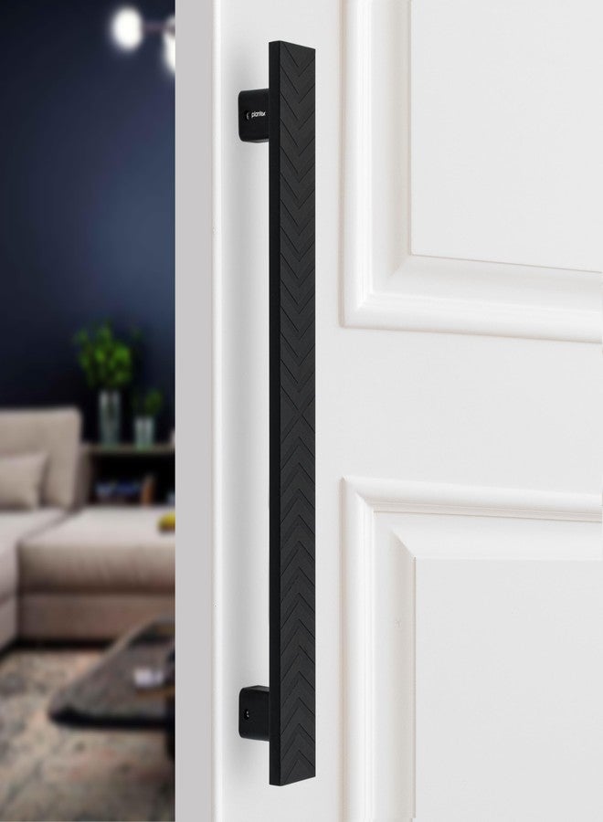 Plantex Door Handle/300mm Main Door Handle for Wooden Door/Pull-Push Handle for Main Door/Door Accessories - Pack of 1 (609, Black) - Image 1