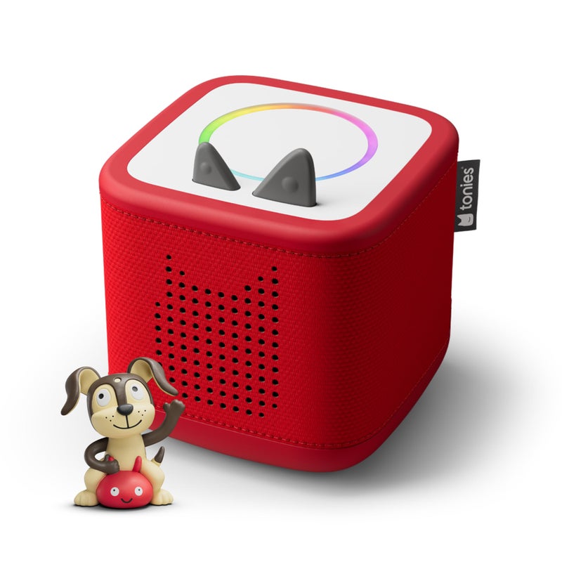 Tonies Toniebox 2 Audio Player Starter Set for Kids 1 with Playtime Puppy Sunset Red - Image 2