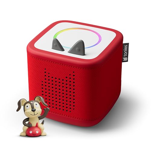 Tonies Toniebox 2 Audio Player Starter Set for Kids 1 with Playtime Puppy Sunset Red - Image 1