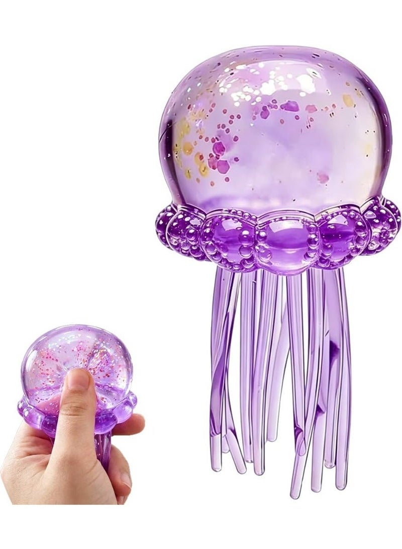 Whimsy Jellyfish Squeeze Toys, Relieve Stress, Slow Rise Squishy, Ultra Moldable Stress Relief Sensory Toy for Adults /kids - Image 2