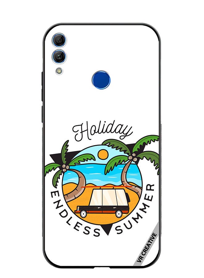 Protective Case Cover For Honor 10 Lite Endless Summer Design Multicolour