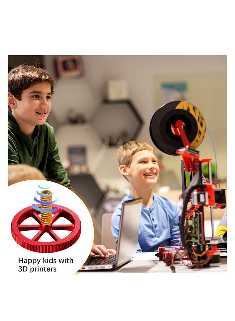 Barakah Hand Twist Drill Aluminum Leveling Nut and Hot Bed Die Springs Printer Accessories Compression Springs Compatible with 3/3 Pro Ender 5/5 Plus/Pro CR 20 3D Printer (8 Pieces) - Image 4