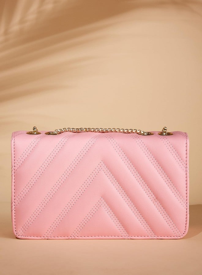 Vintage Pink Sling Bag - Image 4