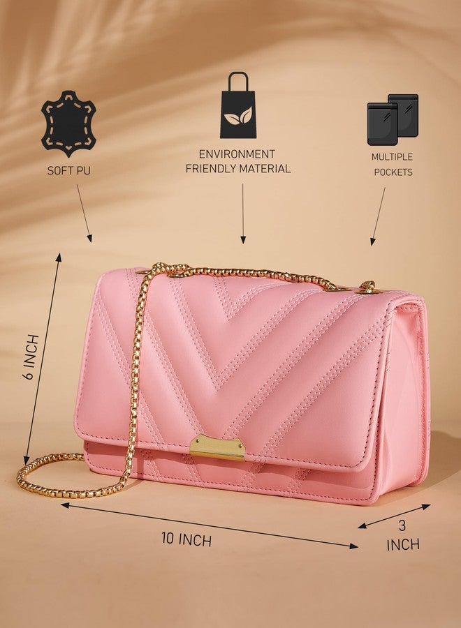 Vintage Pink Sling Bag - Image 3