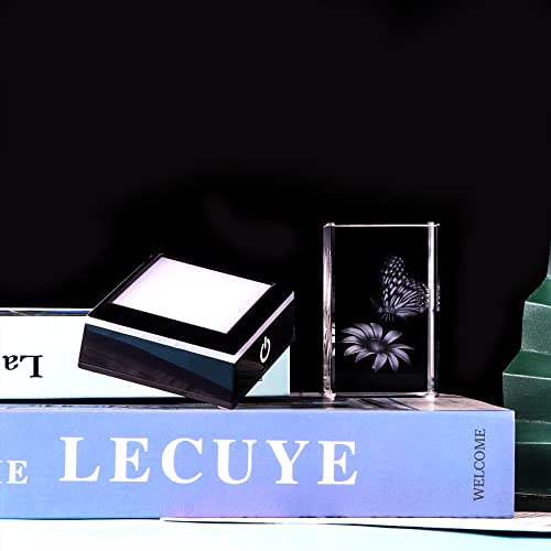 Qianwei Butterfly Gifts for Women, 3D Crystal Monarch Butterfly Figurines Stuff Home Butterflies Decor for Aniaml Lovers Her Statue Paperweight Birthday Christmas Gifts for Best Friend Girls - Image 4