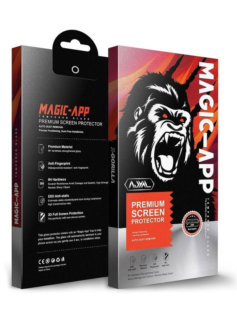 AJYAL iPhone 16 PRO MAX Privacy [2-PACKS] Auto Alignment Screen Protector [Privacy Screen Protector] Full Cover Edge to Edge - Image 2