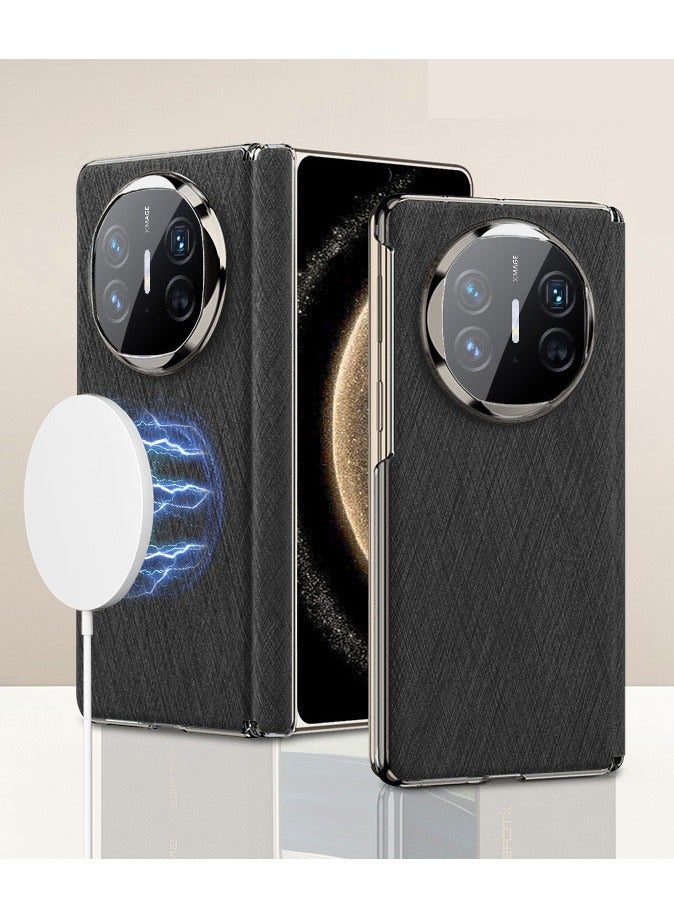 عام غطاء هواوي ميت إكس6 - طلاء مغناطيسي غير لامع مقاوم للسقوط مع حماية المفصل، غطاء رفيع جدًا قابل للطي مقاوم للصدمات - Image 1