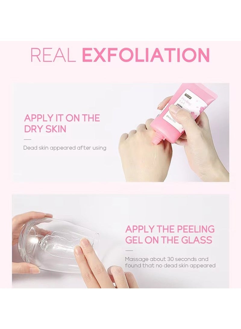 فيني جل تقشير الكرز الياباني Blossom ينظف المسام ويزيل البشرة الميتة على نحو سلس 60g / 2.12oz - Image 4