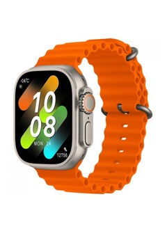HK 9 Ultra 2 Smart Watch With Wireless Charging Super AMOLED Display AI Chat GPT Playback Music For iOS & Android