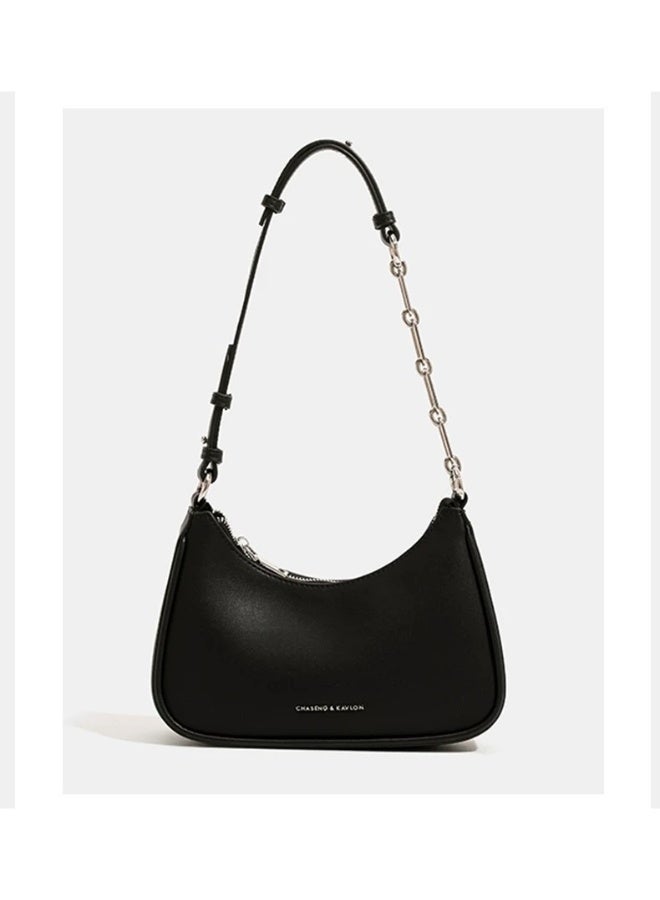 تشارلز & كيث حقيبة كتف وحقيبة صدرية للسيدات من تشارلز آند كيث - موديل "لين" بسلسلة حلقية مترابطة - Image 1