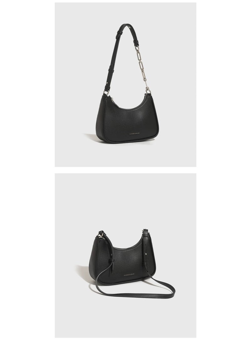 تشارلز & كيث حقيبة كتف وحقيبة صدرية للسيدات من تشارلز آند كيث - موديل "لين" بسلسلة حلقية مترابطة - Image 3