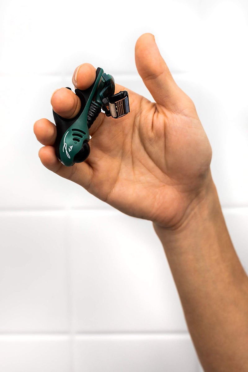 HeadBlade شفرة حلاقة رأس ورأس ميتو LE غرين للرجال - نظام تعليق مزدوج نشط ثوري - Image 5