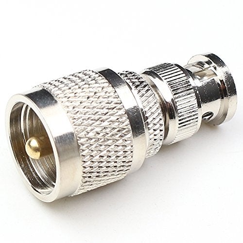 ANHAN UHF Male to BNC Male Connectors, Pl259 to BNC Coax Adapters for Ham Radio, Antenna, Scanner, Coaxial Cable 2Packs - Image 3