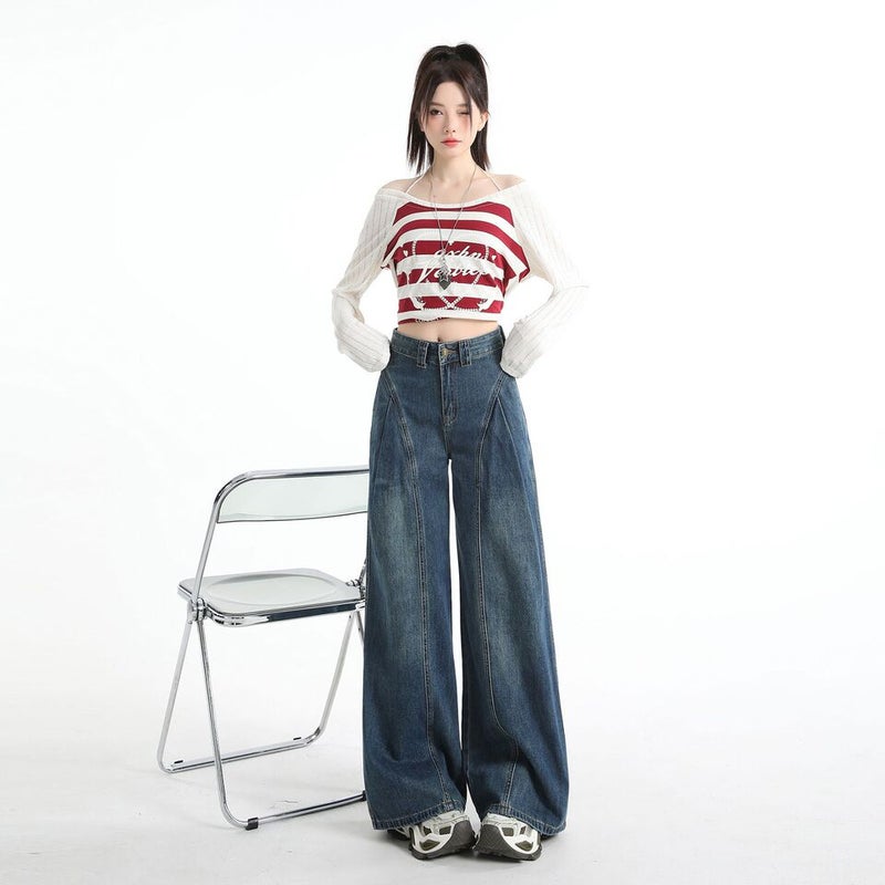 Unisex Classic Denim Jeans Loose Fit Daily Outdoor Wear - Image 4