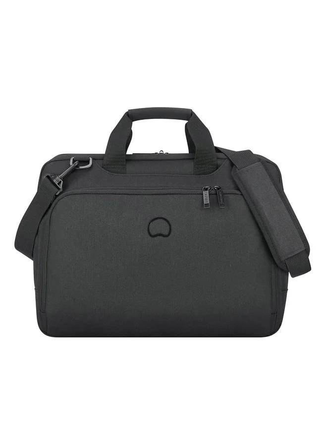 DELSEY Paris Esplanade 2-Compartment Satchel - Deep Black