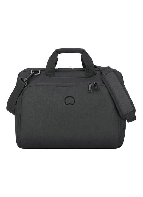 Esplanade 2-Compartment Satchel - Deep Black