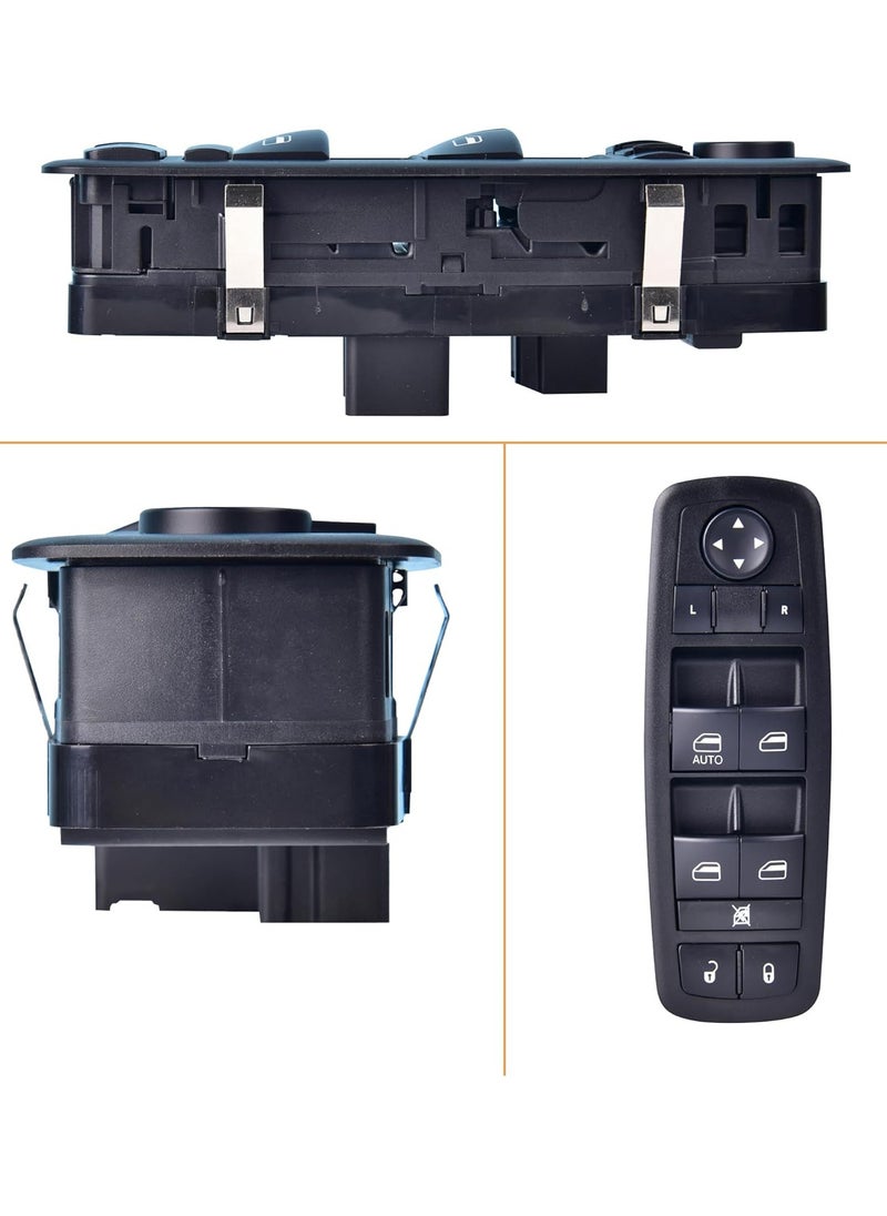 Generic Driver Side Master Power Window Switch 8+13 Pins Compatible with 2008-2012 Jeep Liberty 2007-2011 Dodge Nitro 2009-2010 Dodge Journey Replaces 4602632AH 4602632AF 4602632AB 4602632AG Black Color  - Image 5