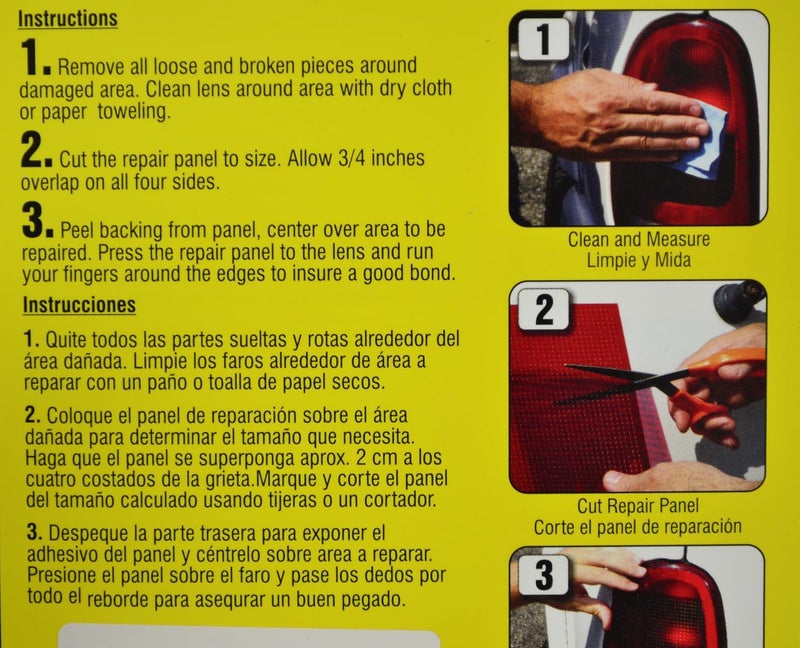 Bluestar Grid Pattern Auto Lens Repair Kit (Clear) - Image 3