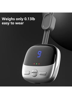 General Pendant Shape Neck Massager with Heat, Portable Electric Pulse Neck and Shoulder Massager, 4 Massage Modes, 9 Levels of Intensity Adjustment，Best Gifts for Women Men  - Image 4