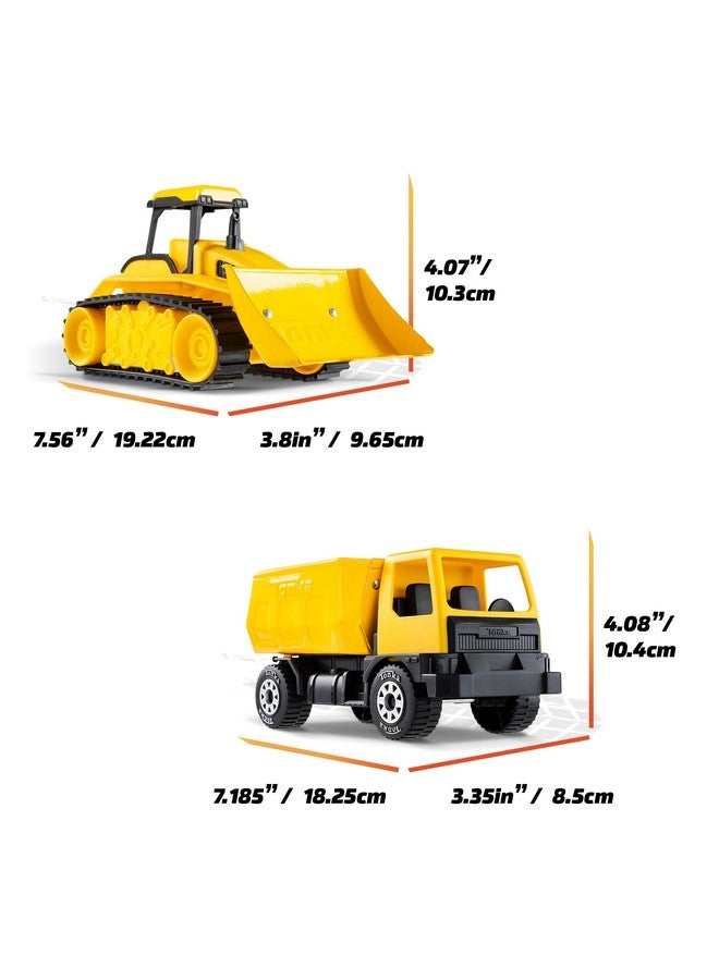 TONKA تونكا - سلسلة كلاسيكيات الصلب - شاحنة تفريغ وبلدوزر، عبوة 2 - Image 5