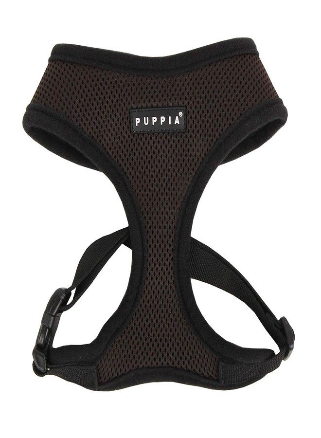 Puppia Soft Dog Harness No Choke Over-The-Head Triple Layered Breathable Mesh Adjustable Chest Belt and Quick-Release Buckle, Brown, XX-Large - Image 1