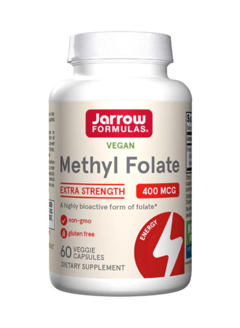 jarrow formulas Methyl Folate 400 mcg - 60 Vegetarian Capsules 