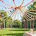 Lincia 160 Sheets Paper Chain Garland Strips 1x8 Inch with Double Sided Tape DIY Construction Paper Chains for Birthday Wedding Holiday Party Decorations Crafts Supplies Bright - Image 2