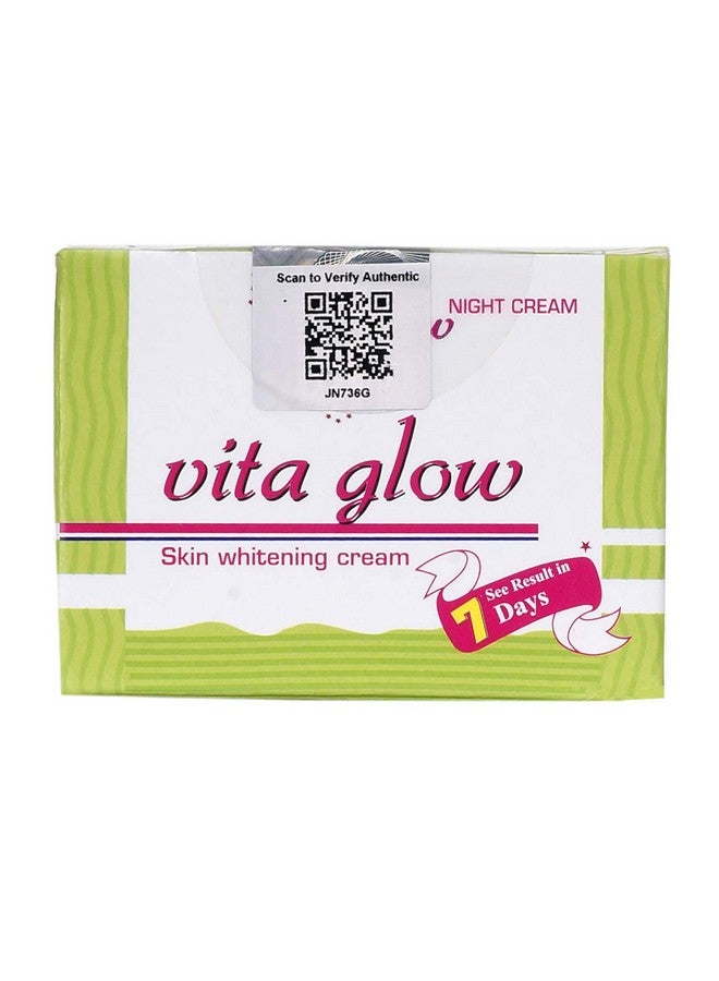 Vita Glow Skin Whitening Night Cream For Face Cream Radiant Skin Whitening And Moisturising Formula For A Youthful Complexion Skin Whitening Face Cream (30 Gram) - Image 1