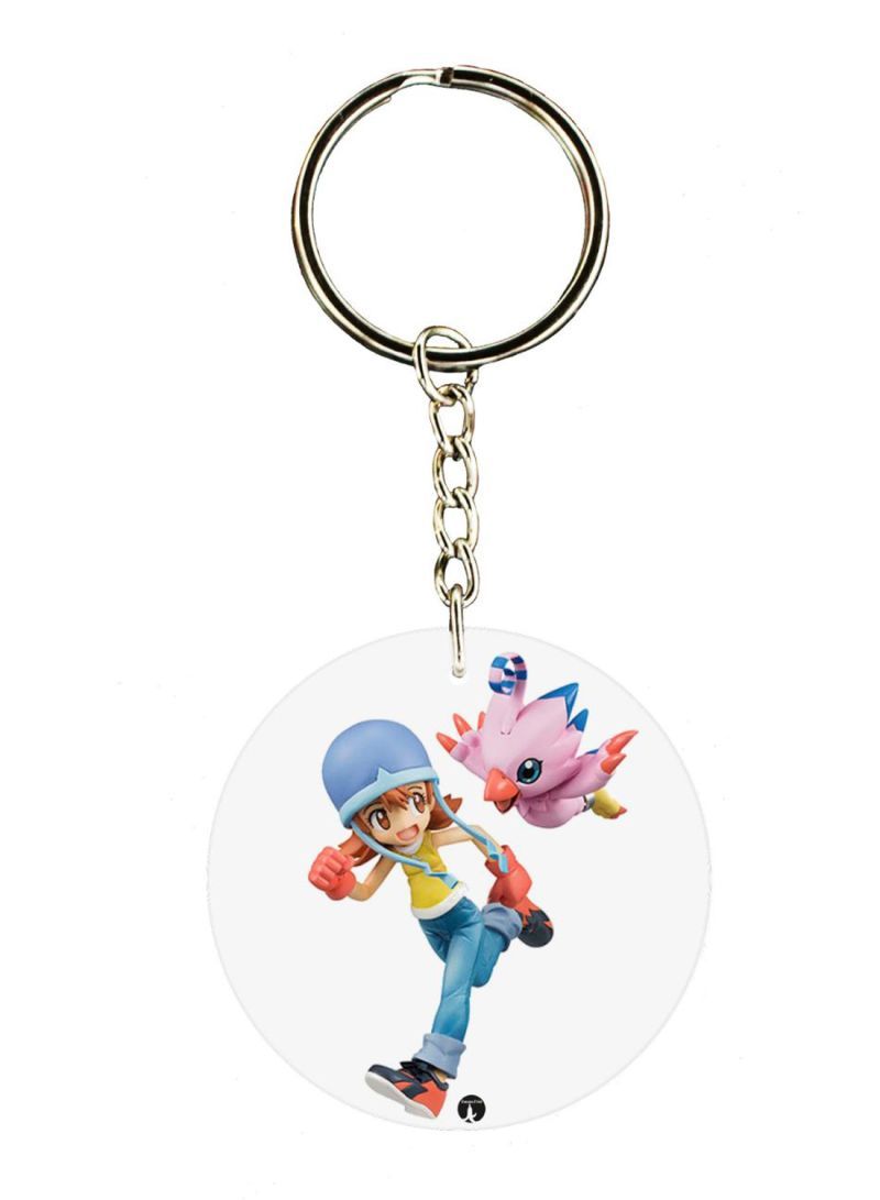 RKN Anime Digimon Printed Keychain