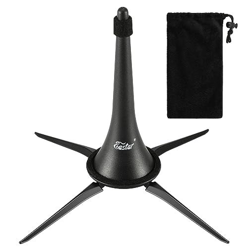 Eastar Eastar Clarinet Stand Portable Detachable Holder Bracket with Storage Bag EST003 Black 