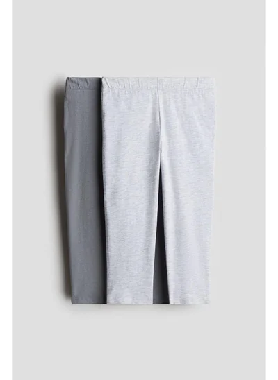 H&M 2-pack jersey capri leggings