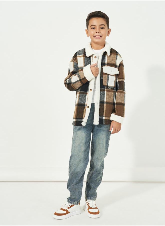 Pocket Front Thermal Lined Fuzzy Trim Jacket - pzsku/ZA1C175EF3B7B4882575EZ/45/_/1733818911/3acf6311-ee87-46d8-a76b-c1790f1f0765
