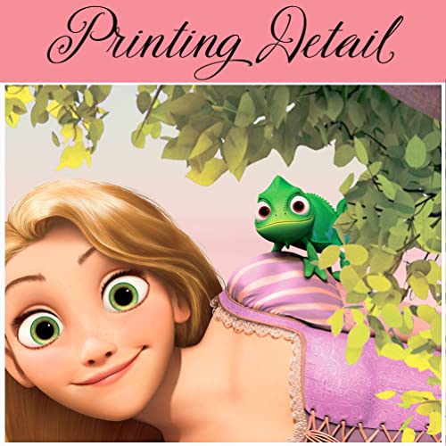 Ericbackdrop Princess Rapunzel Birthday Party Backdrop Decorations Tangled Castle Tree Background Fairytale Theme Cake Table Banner 5x3 ft 96 - Image 3