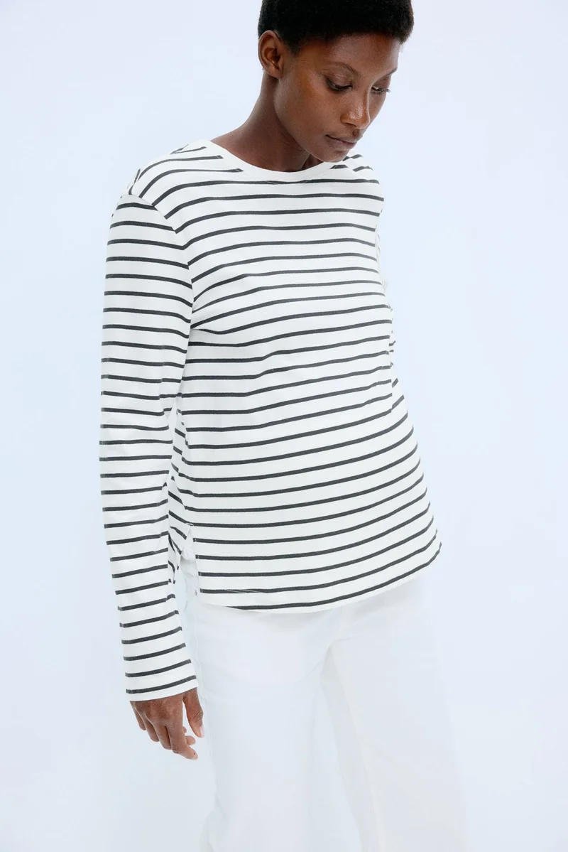 H&M MAMA Cotton jersey top
