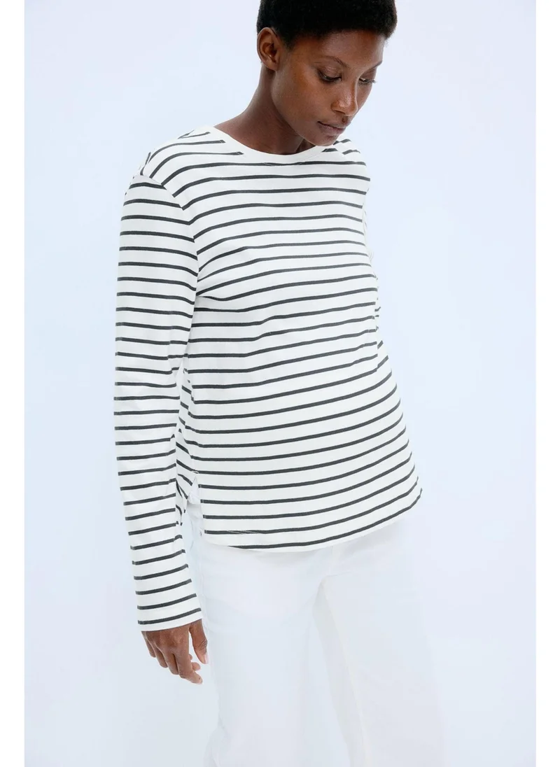 H&M MAMA Cotton jersey top