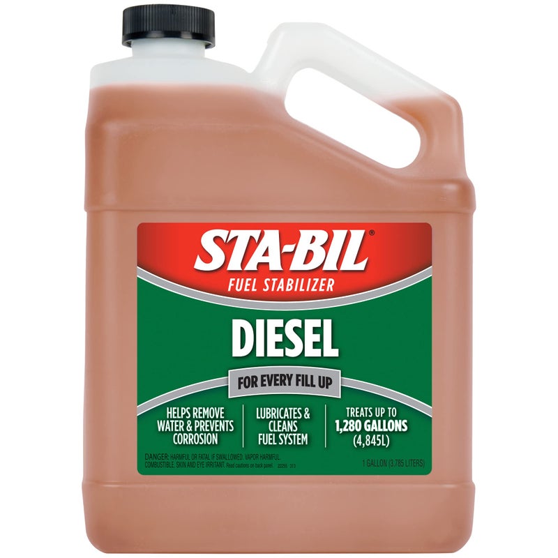 STABIL 22255 Diesel Fuel Stabilizer And Performance Improver  Keeps Diesel Fuel Fresh For Up To 12 Months  Lubricates And Cleans The Fuel System  Treats 1280 Gallons 1 Gallon 128 Fl oz