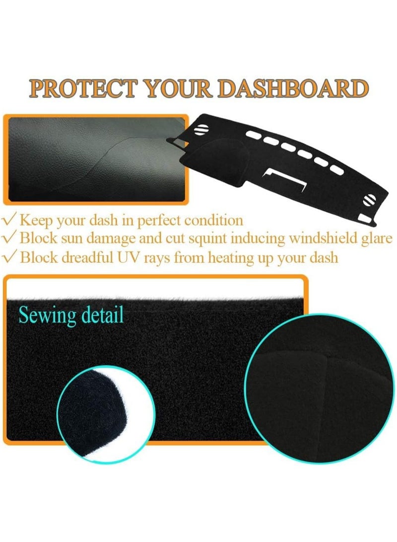 KGL BROSISS Car Dashboard Cover Compatible for RAV4 2014 2015 2016 2017 2018 Dashboard Cover Mat Non Slip Pad Carpet Sunshield Protector (2014-2018 RAV4) - Image 2