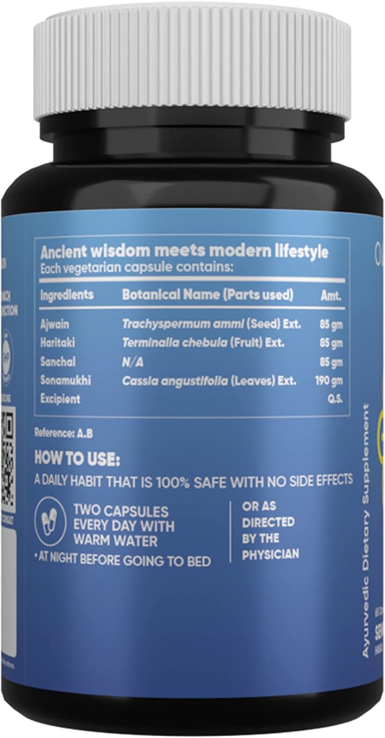 AADAR Re-Lax Relief From Constipation, Acidity, Ibs And Gastric Issues, 60 Capsules (Pack Of 2) (AADAR_RELAX_NBA) - Image 2