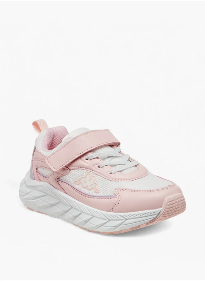 Kappa Girls' Logo Detail Sports Shoes with Hook and Loop Closure