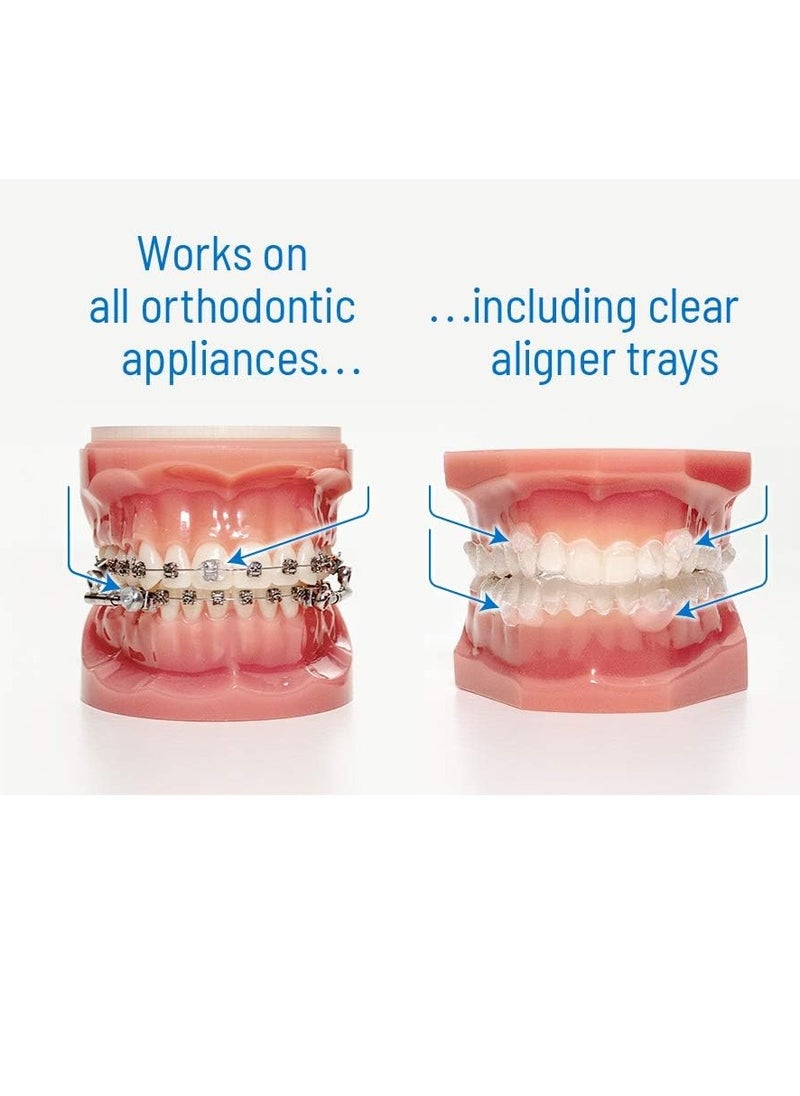 Orvance OrthoDots CLEAR – Moisture Activated Braces Wax Alternative for Pain Caused by Braces, Clear Aligner Trays, and Other Orthodontic Appliances. OrthoDots Stick Better and Stay on Longer than Dental Wax.  - Image 3