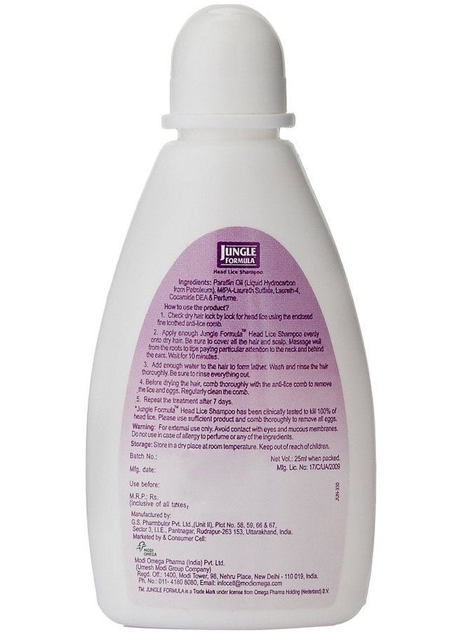 Head Lice Shampoo 25Ml