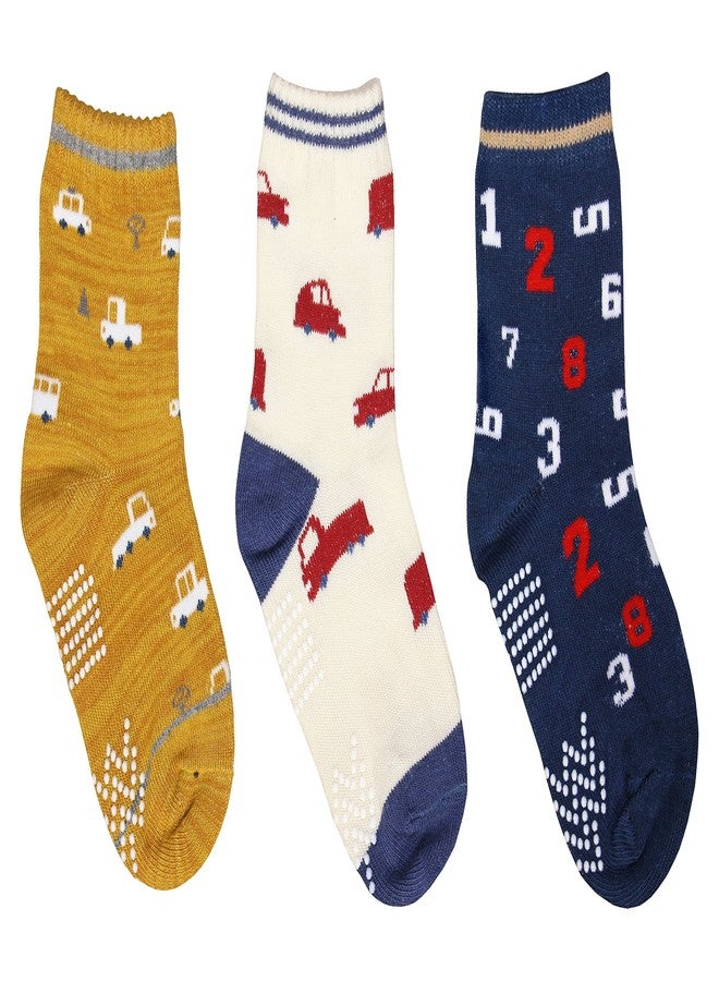 BABY STATION Soft Cotton Baby 3pc Socks Set (Boy's, 1-2 Years) - Image 5