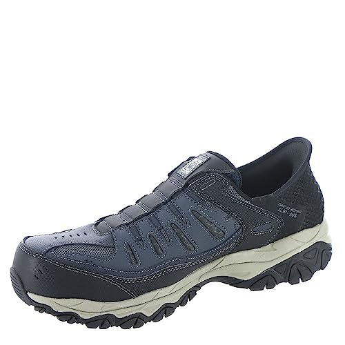 SKECHERS حذاء سكيشرز للرجال بدون استخدام اليدين كاكنتوم-فيسون ST الصناعي، NVGY، 13 أزرق/رمادي - Image 5