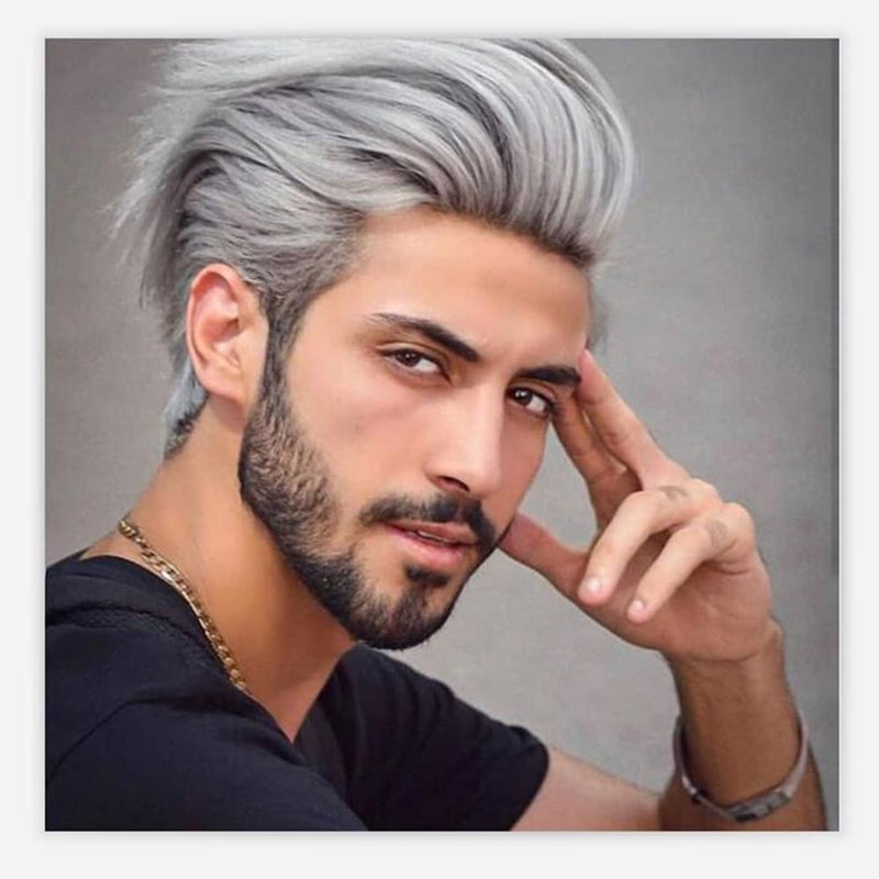 Amiable toupee for men 002004mm Ultra Thin Skin All Vlooped Mens Hairpieces European Virgin Human Hair System for Men Soft Skin Vlooped mens toupee mens hair piece 1B70