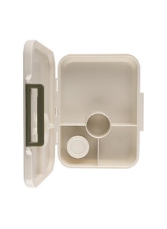 Citron Tritan Lunch Box With 4 Compartments For Kids Includes 1 Sauce Container, Leak Proof And Bpa Free Lunch Box For Kids - Dino - Green  - Image 4