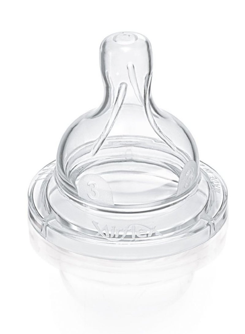 Philips Avent Pack Of 2 Philips Avent Natural Teat, 3 Months + - Image 3