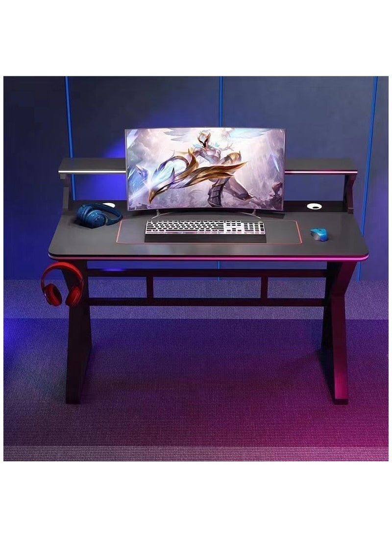 1st - Computer table and gaming desk 140 cm with top shelf  1ST - Image 1